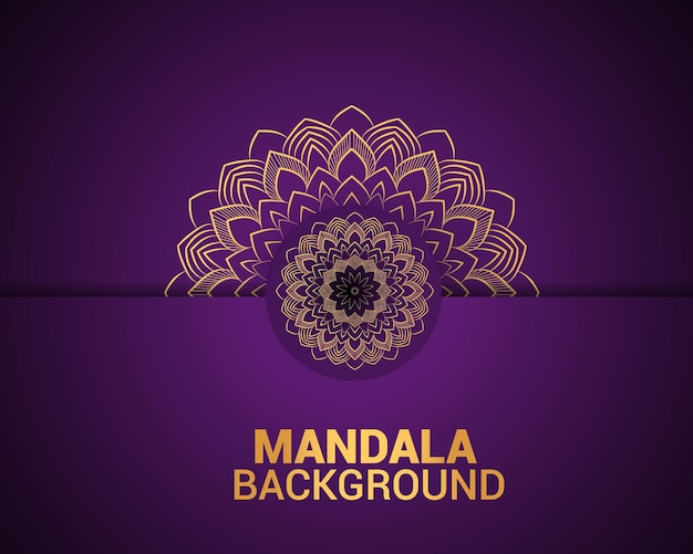 Hintergrund der königlichen mandala-kunst