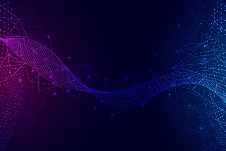 Vektor hintergrund der netzwerkverbindung