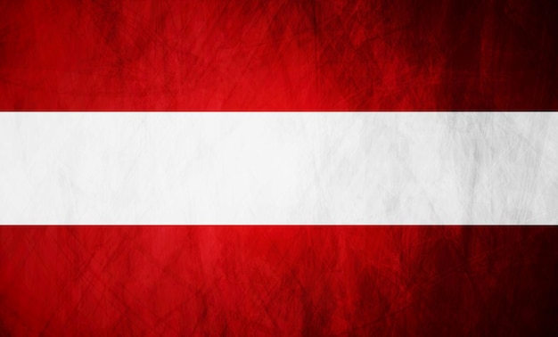 Hintergrund der österreichischen grunge-flagge