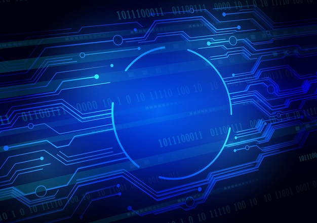Hintergrund der Schaltungstechnologie mit High-Tech-Digitaldatenverbindungssystem und elektronischem Computerdesign