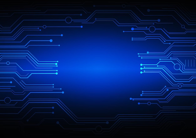 Hintergrund der Schaltungstechnologie mit High-Tech-Digitaldatenverbindungssystem und elektronischem Computerdesign