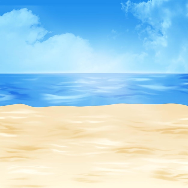 Hintergrund der tropischen Sommerstrandszene