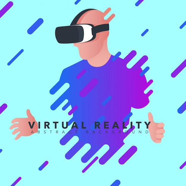 Hintergrund der virtuellen Realität