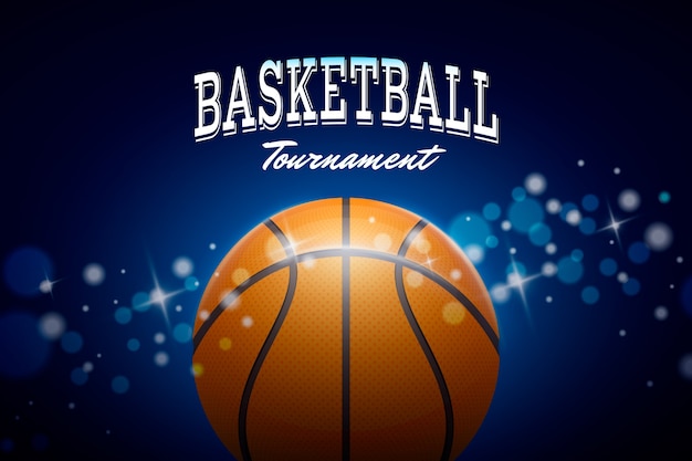 Hintergrund des Basketballgradients