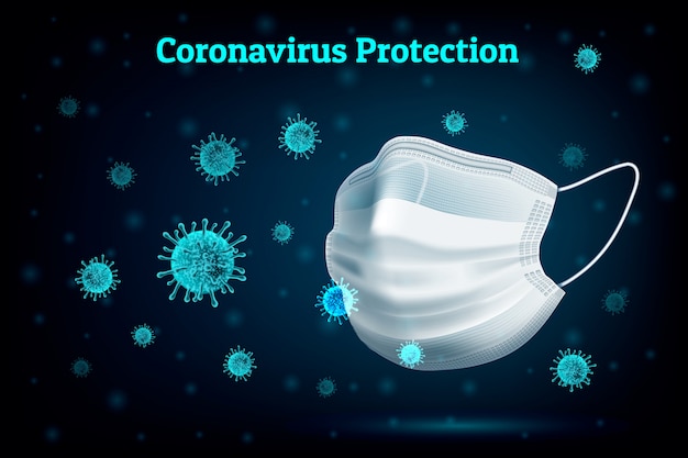 Hintergrund des Coronavirus-Schutzes