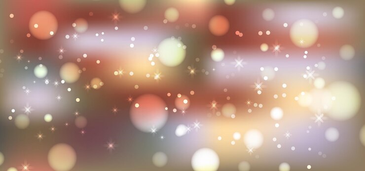 Vektor hintergrund des glänzenden kreise-bokeh-effekts