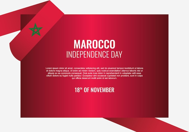 Hintergrund des marokkanischen unabhängigkeitstags für die nationale feier