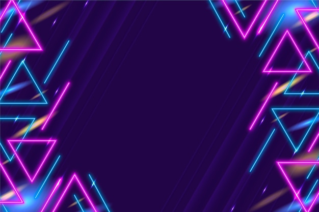 Hintergrund des Neonlichtgradienteneffekts