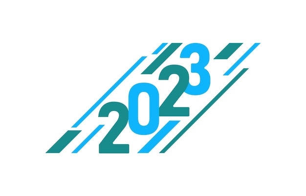 Hintergrund des neuen jahres 2023