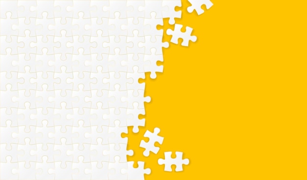 Hintergrund des Puzzle-Spiels Mosaikfragmente Vektorillustration