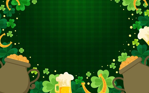 Vektor hintergrund des st. patrick's day