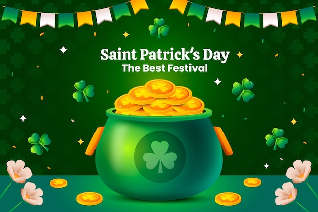 Hintergrund des St. Patrick's-Tages