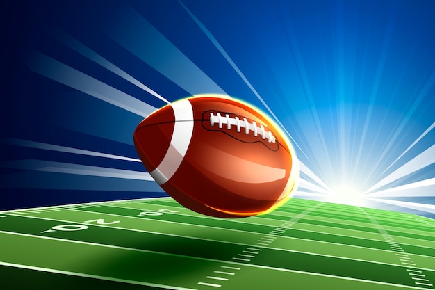 Hintergrund des Super Bowl-Spiels