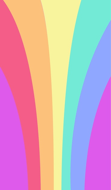 Hintergrund farbenfroher Regenbogenvektor