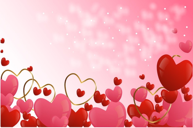 Hintergrund für den Valentinstag