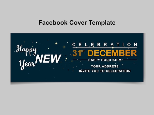Hintergrund für eine Neujahrsfeier-Illustration mit Typografie