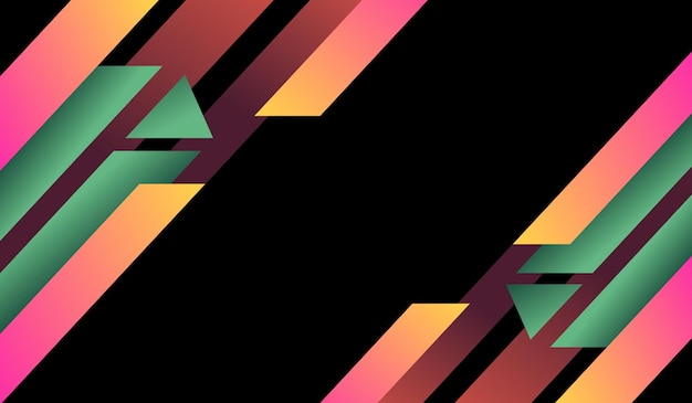 Vektor hintergrund geometrisch abstrakt bunt