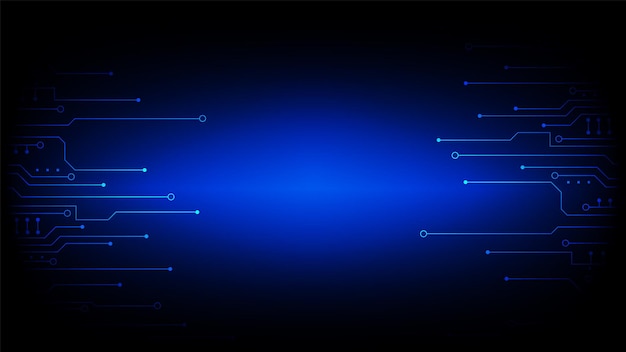 Hintergrund in der Schaltkreistechnologie mit Hitech-Digital-Datenverbindungssystem und Computer-Elektronik-Design