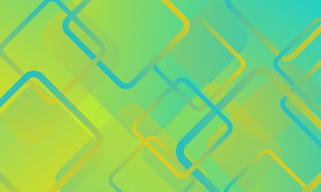 Hintergrund mit Farbverlauf und überlappenden geometrischen Quadraten
