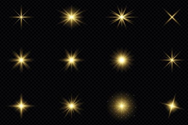 Hintergrund mit goldenen Sternen