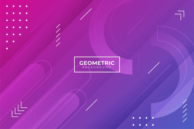 Hintergrund mit gradienter geometrischer Form