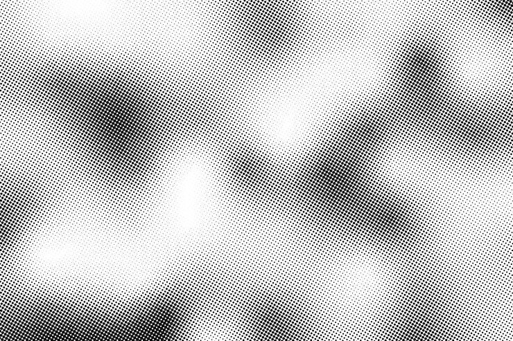 Vektor hintergrund mit halbtonmuster. vektorabstraktes wellengitter oder geometrische gradientenstruktur