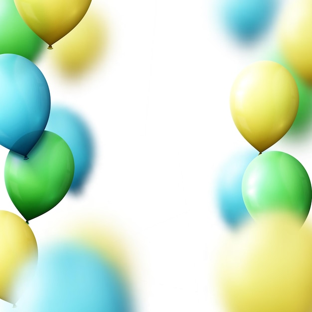 Vektor hintergrund mit luftballons für grußkarten. realistische luftballons grau