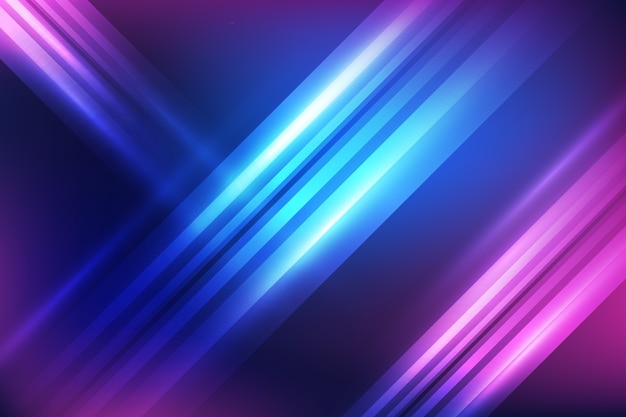 Hintergrund mit Neonlichtern