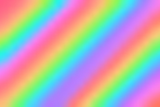 Vektor hintergrund mit regenbogenverlauf abstrakter mehrfarbiger gestreifter neonhintergrund einhorn verschwommene illustration