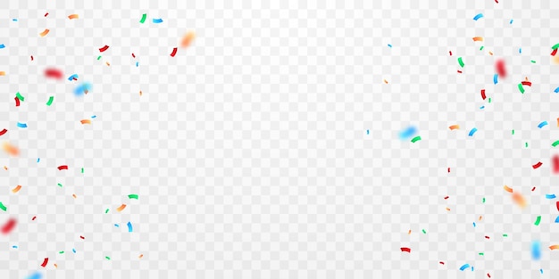 Hintergrund-vektor-illustration mit konfetti schöne farben für partys oder feiern