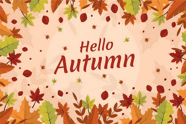Hintergrund von Vector Autumn Vector Fall Hintergrunddesign von Vector autumn