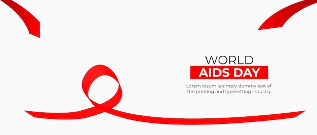 Hintergrund zum Welt-Aids-Tag. Hintergrund der roten Unterstützungsschleife. Welt-Aids-Tag und nationaler HIVAIDS und a