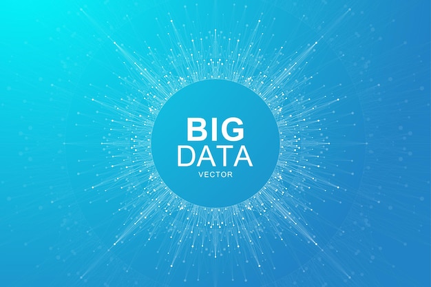 Hintergrunddarstellung der big-data-visualisierung