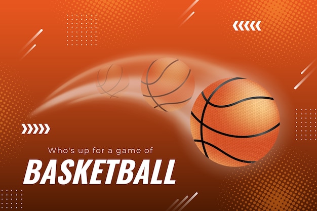 Hintergrunddesign für Basketball