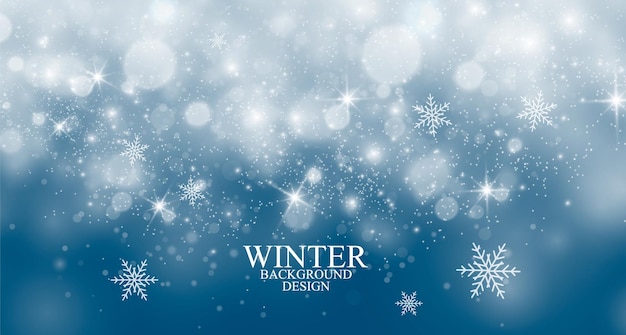 Hintergrunddesign im Winterstil