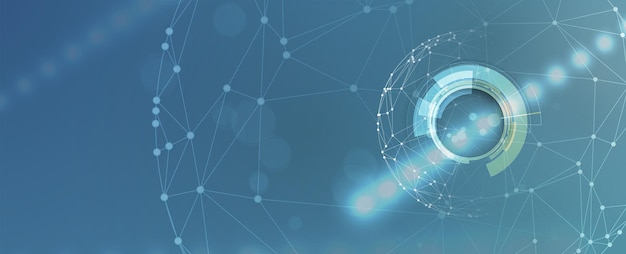 Hintergrundidee für Technologiedaten einer globalen Geschäftslösung