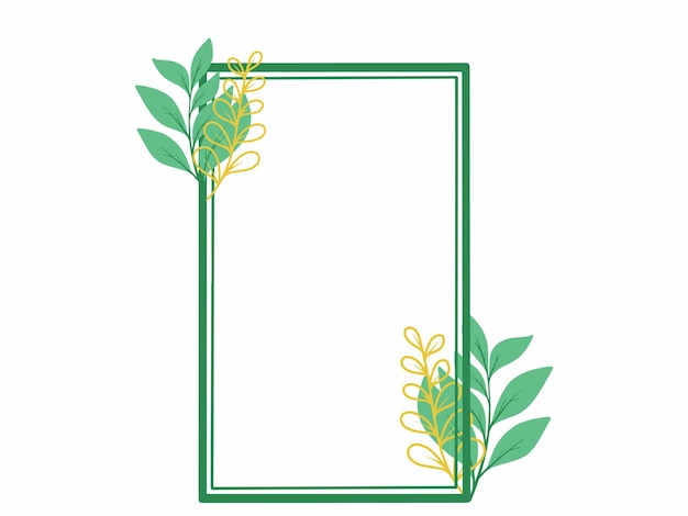 Hintergrundillustration des Herbstblattrahmens