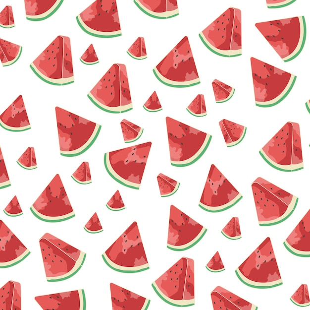 Vektor hintergrundmuster dreieck wassermelone