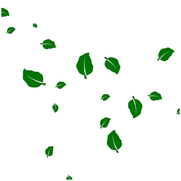 Hintergrundsymbol aus verstreuten Blättern, Vektorgrafik-Design