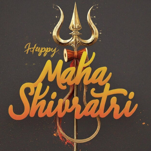 Vektor hintergrundvektor des happy maha shivratri hindu-festivals