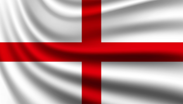 Vektor hintergrundvorlage der flagge von england.