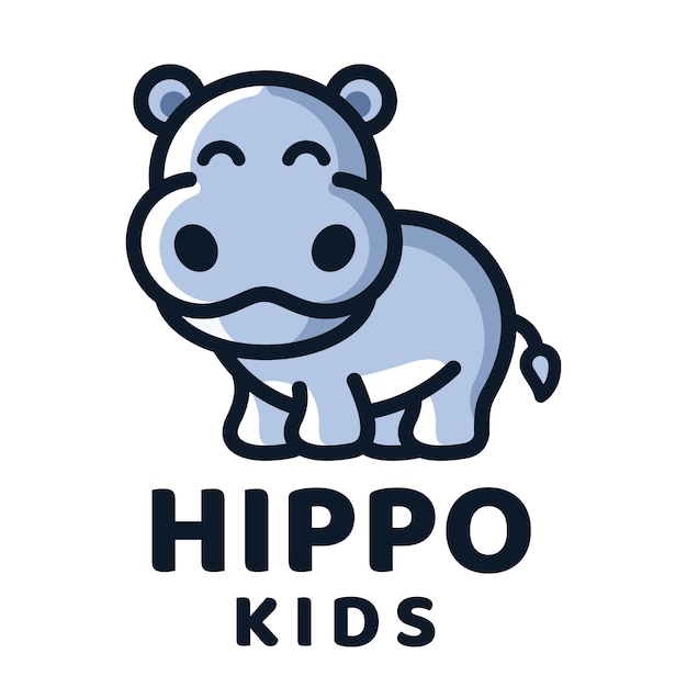 Hippo kids logo vorlage