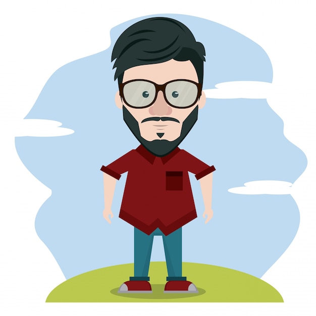 Hipster-illustration