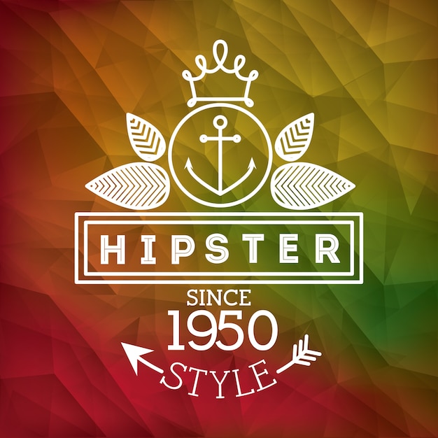 Hipster stil design