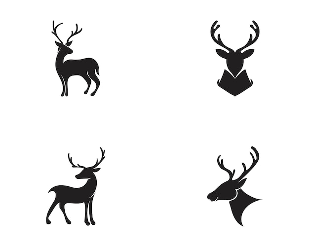 Hirsch-vektor-icon-illustrationsdesign