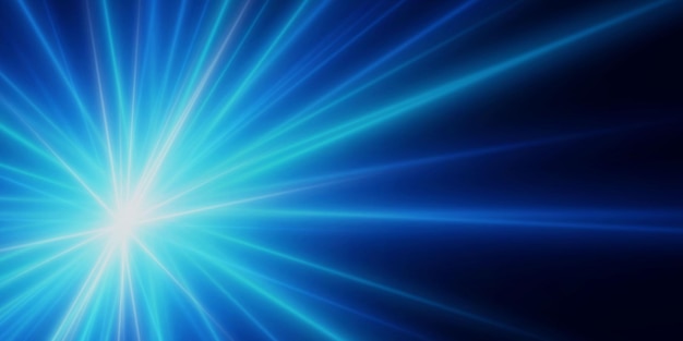 Hochgeschwindigkeitslichtlinien blaue Lichtstrahlen Neonlicht-Effekt