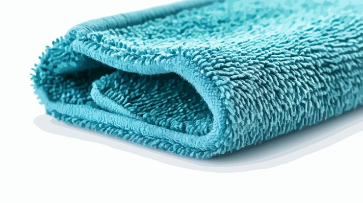 Vektor hochwertige mikrofiber-tuchoberflächentextur makro-aufnahme