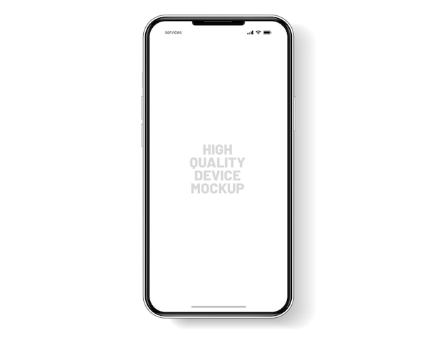Hochwertiges 3D-Smartphone-Mockup mit verschiedenen Blickwinkeln und isoliertem Hintergrund für mobile Show-Apps