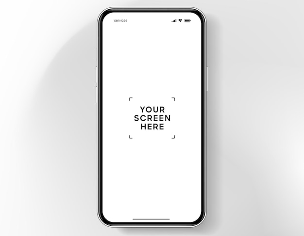 Hochwertiges 3D-Smartphone-Mockup mit verschiedenen Winkeln und isolierten Hintergründen für die mobile App