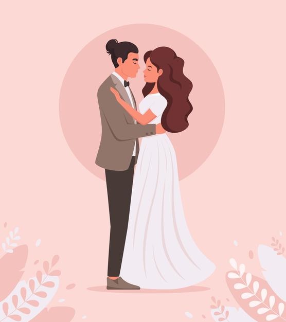Hochzeitspaar Brautpaar Hochzeitsporträt